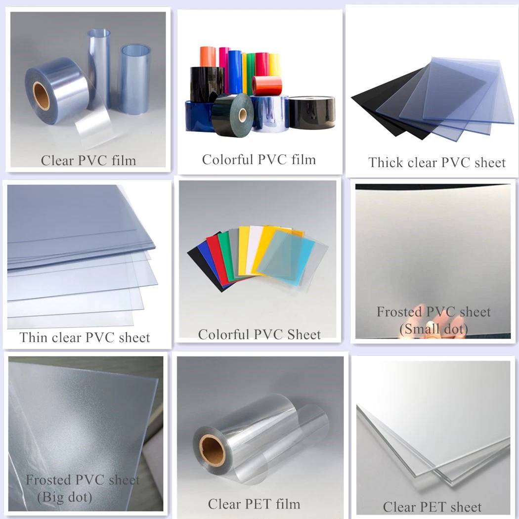 Blister Transparent Clear Pet Film with Silicone for Vacuum Forming